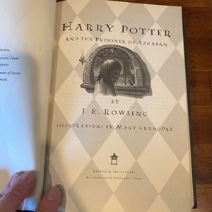 Harry Potter & the Prisoner of Azkaban Hardcover Book by Jk Rowling